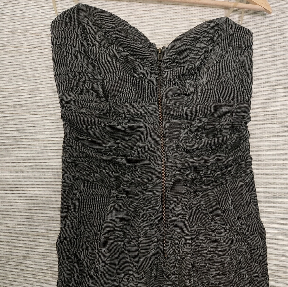 Grey strapless dress. Used